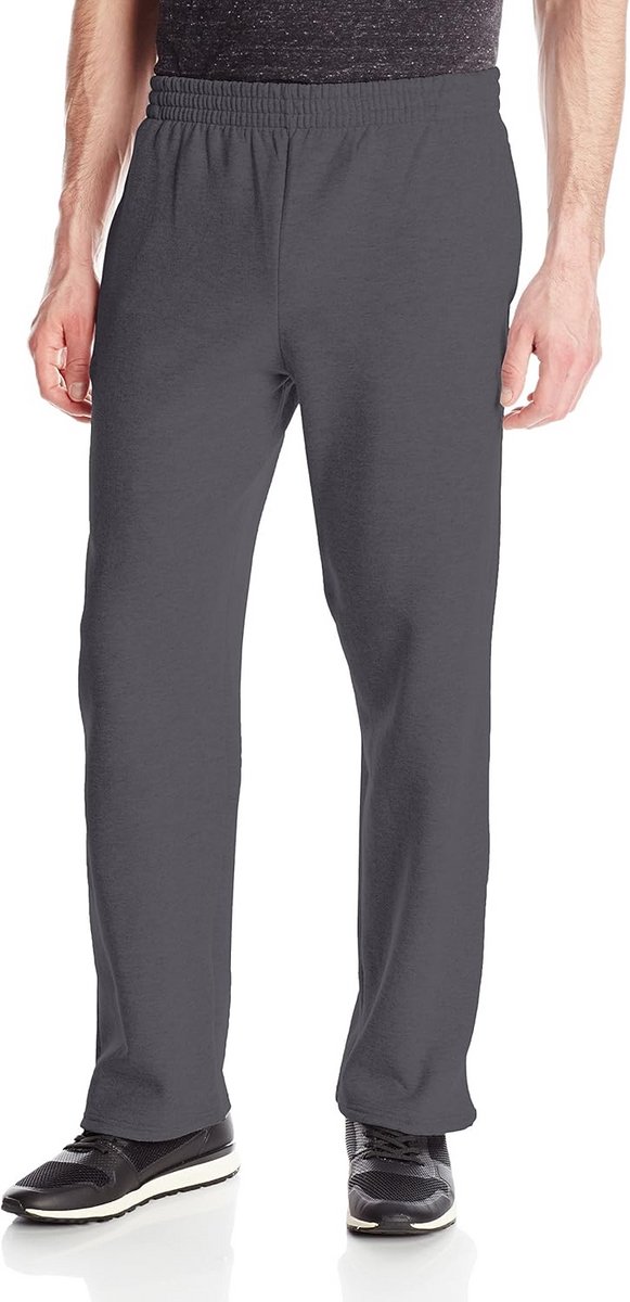 Comfortabele heren joggingbroeken met fleece en open bodem