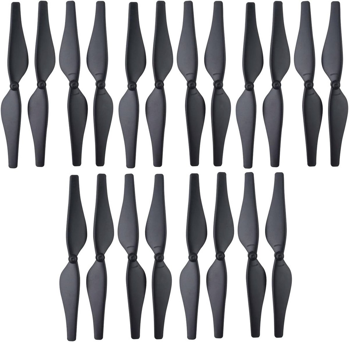 20 Stuks Propellers voor Tello Drone - Zwart - Vervangende Accessoires
