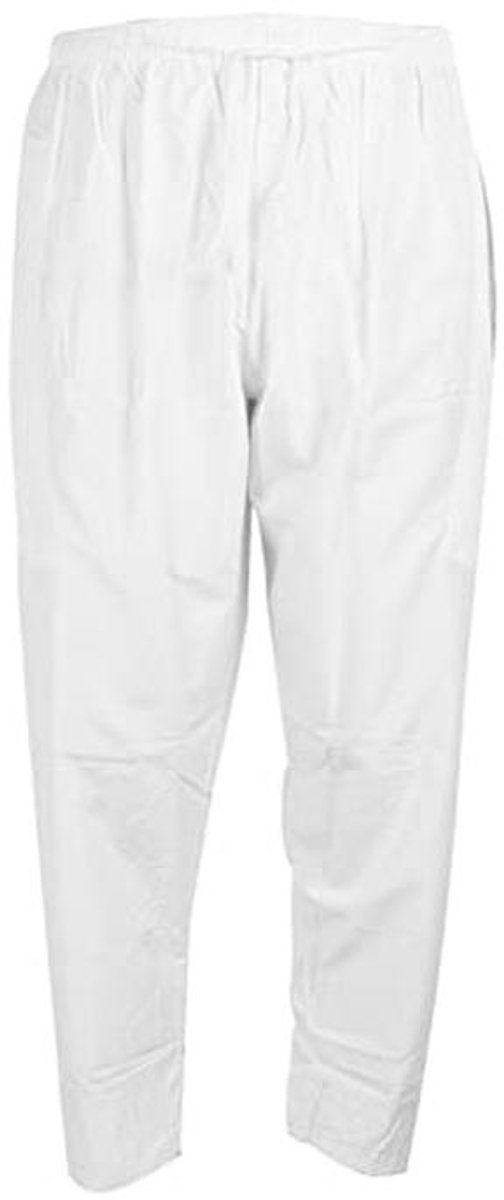 Losse Polyester Katoenen Moslimbroek voor Mannen met Elastische Tailleband - Afghaanse Stijl