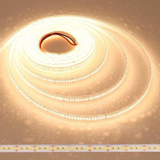 JOYLIT 4MM Breedte Neon LED Stripverlichting 3000K Warm Wit 5M, 24V