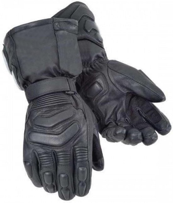 Dikke Waterdichte Winterhandschoenen voor Bikers - Kevlar en Thinsulate, Zwart, Maat 2XL