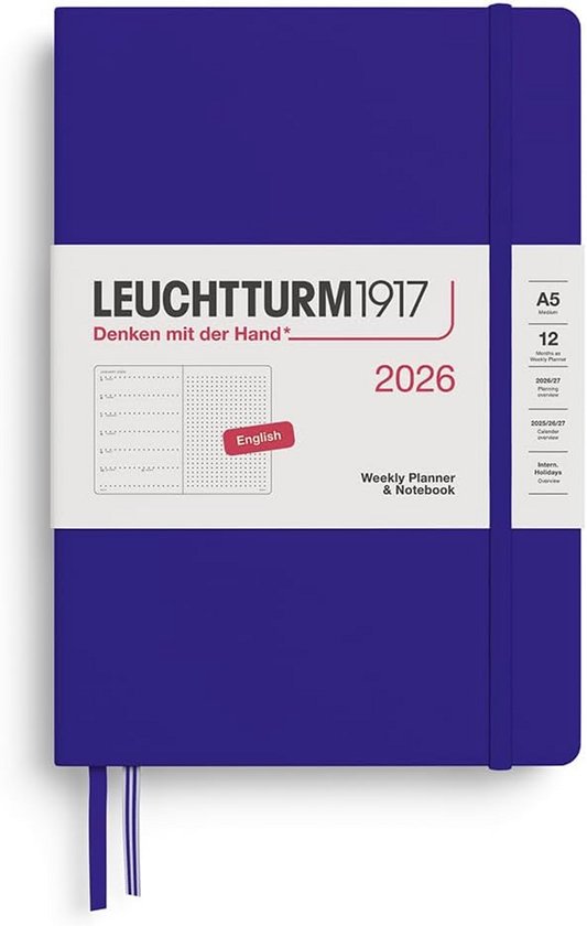 LEUCHTTURM1917 372656 Weekly Calendar/Notebook