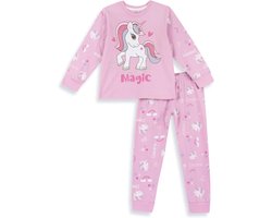 Meisjes Pyjama Lang Katoen met Eenhoornprint