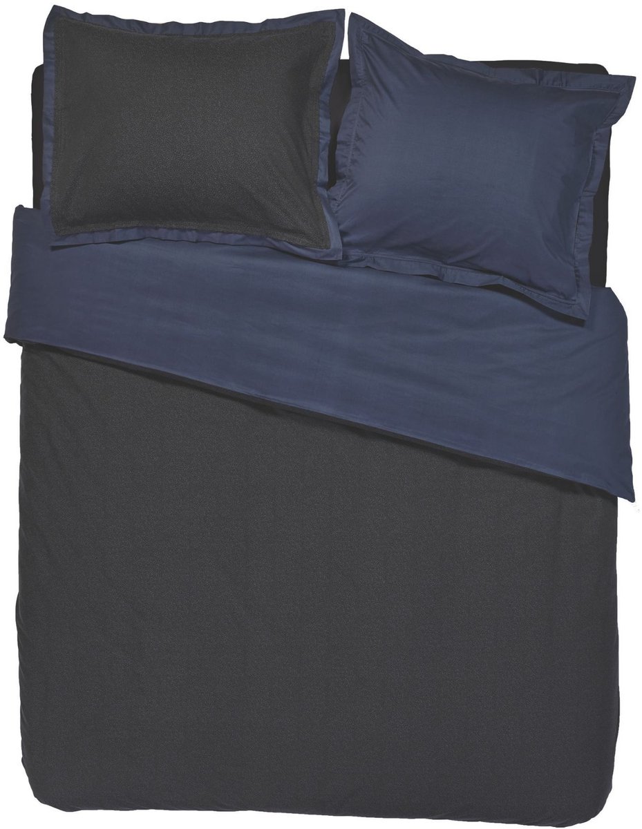 MOOOI Calligraphy Bird dekbedovertrek - Lits-Jumeaux - 240x200/220 - Blauw