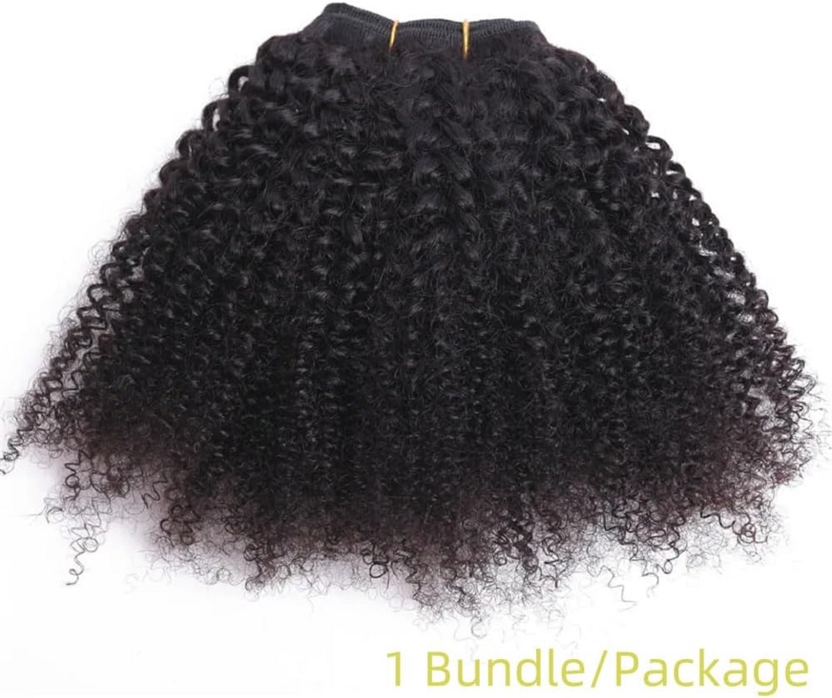 Natuurlijke Afro Kinky Krullen Extensions - 4B 4C Menselijk Haar 18 inch