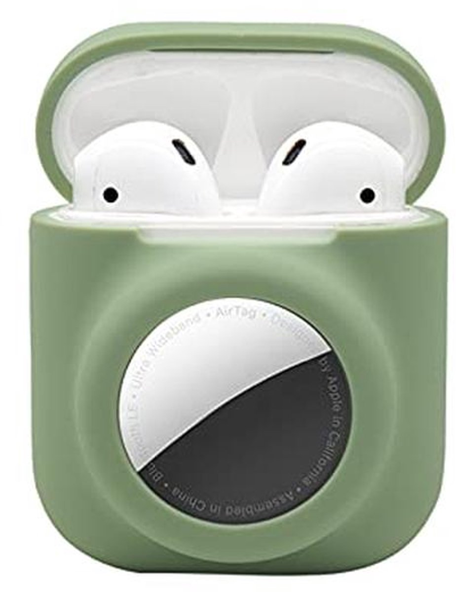 Siliconen Hoesje voor AirPods met GPS-tracking, Schokbestendig en Antikras