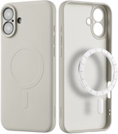imoshion Hoesje - Geschikt voor Apple iPhone 16 - Color Backcover geschikt voor MagSafe - Beige