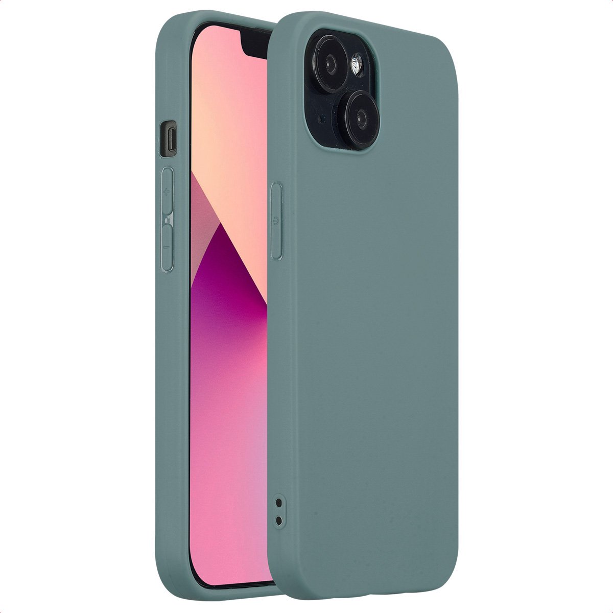 imoshion Hoesje - Geschikt voor Apple iPhone 13 - Color Backcover - Pine Green