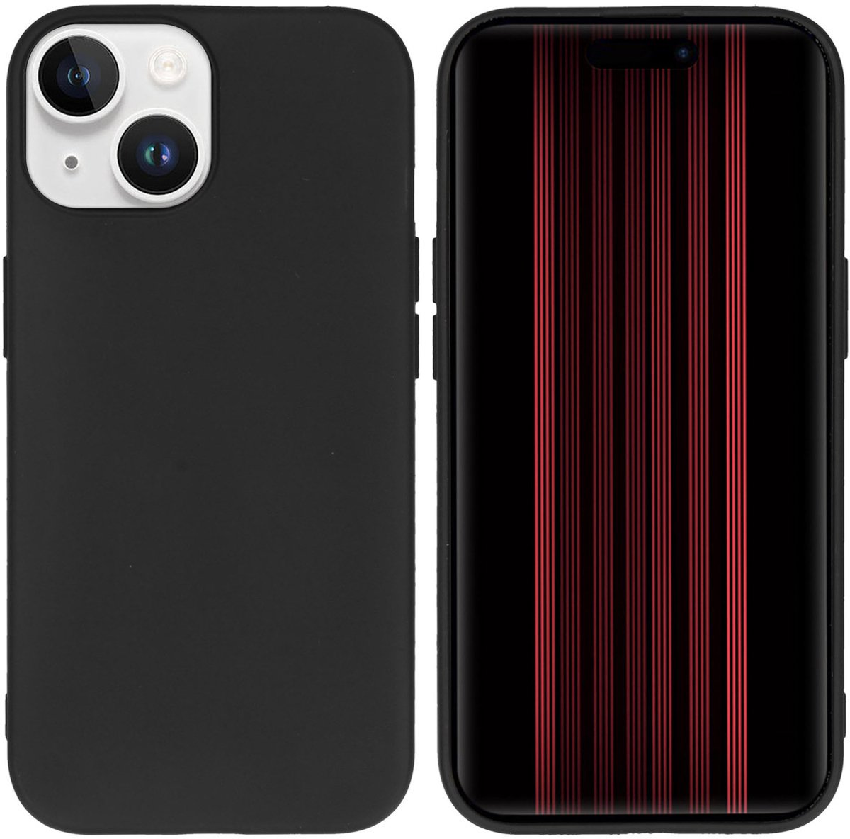 imoshion Hoesje - Geschikt voor Apple iPhone 15 - Color Backcover - Zwart
