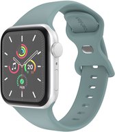 Siliconen⁺ bandje - Geschikt voor Apple Watch 38/40/41/42mm Series 12/11/10/9/8/7/6/5/4/SE/3/2/1 - Premium kwaliteit - Groen