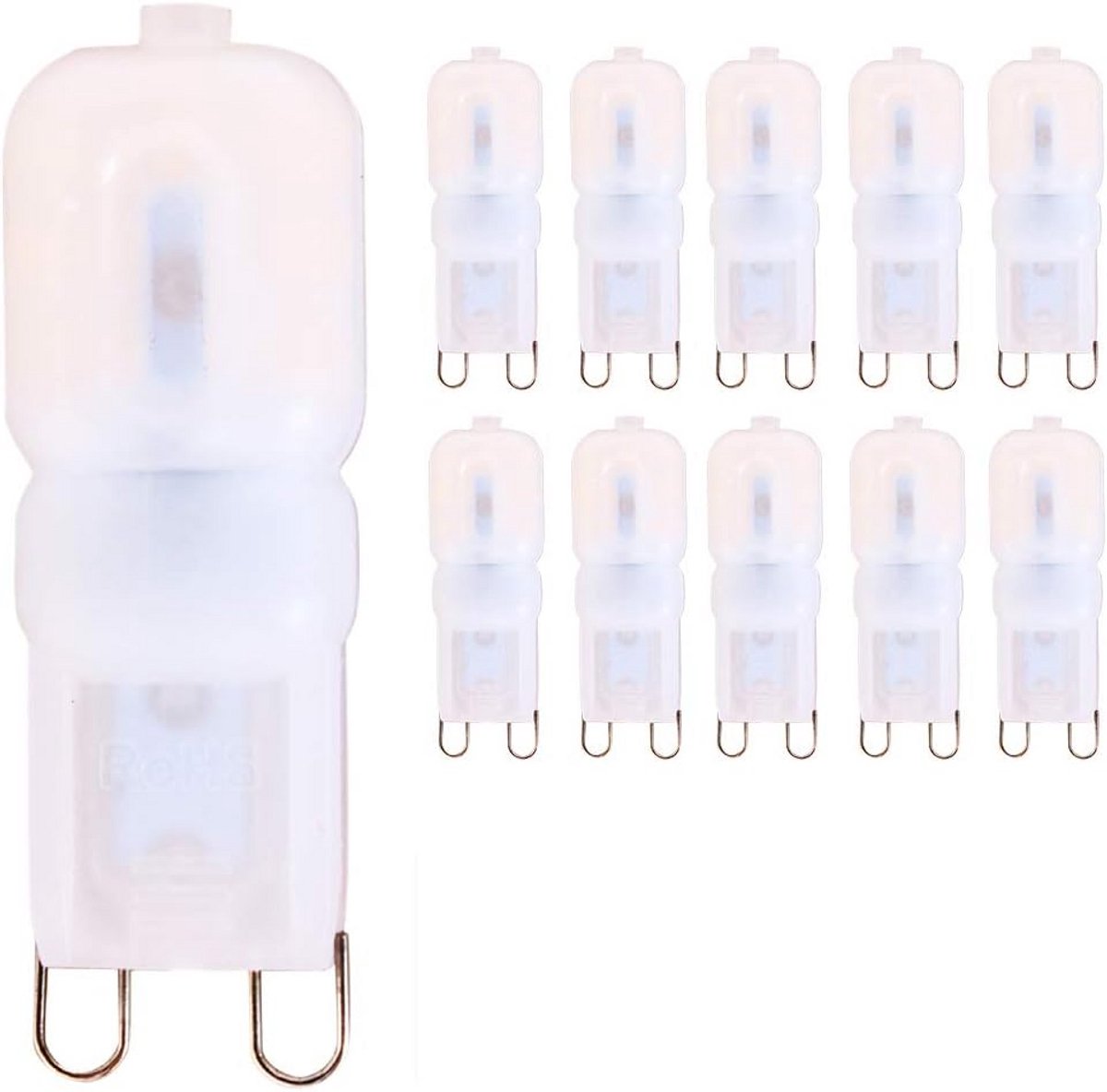 10x G9 LED Lamp 2.5W Dimbaar Warm Wit 220 Lumen 360 Graden Hoek