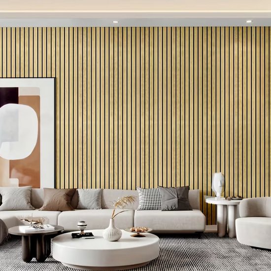 Papier peint mousse 3D auto-adhésif brun clair avec structure bois – Panneau mural étanche, insonorisant et découpable sur mesure pour salon, chambre à coucher, restaurant ou rénovation de plafond