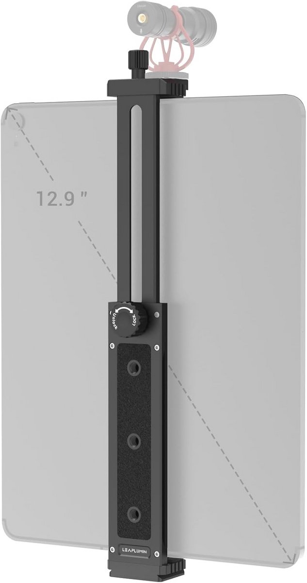 Universele Aluminium Tablet Statief Mount met Koude Schoen voor iPad en Andere Tablet