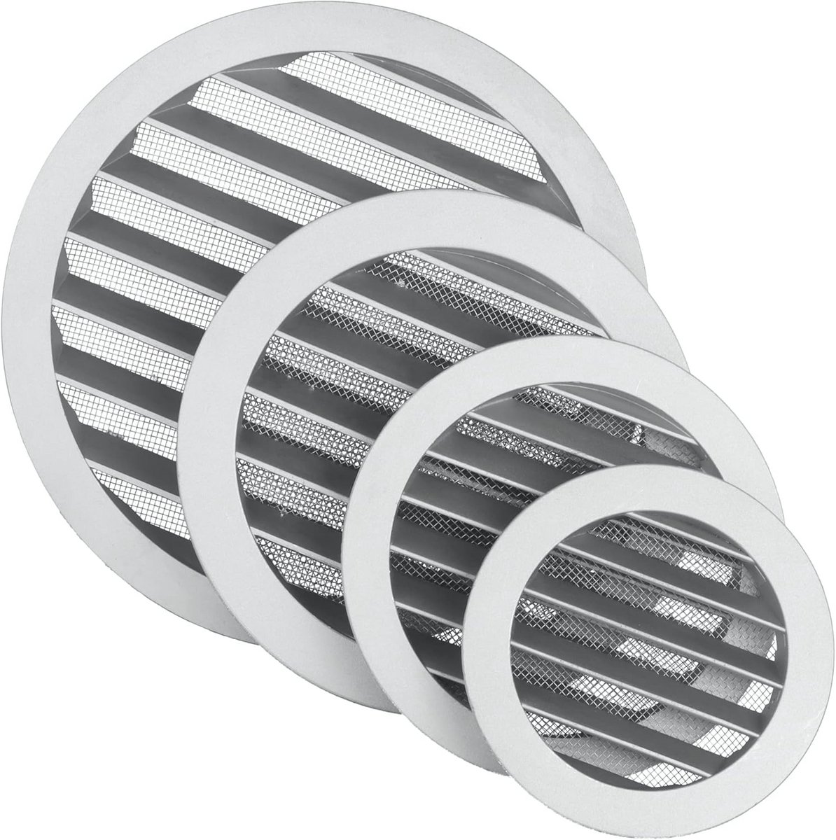 Rond Ventilatierooster 200 mm voor Effectieve Ventilatie en Insectenbescherming
