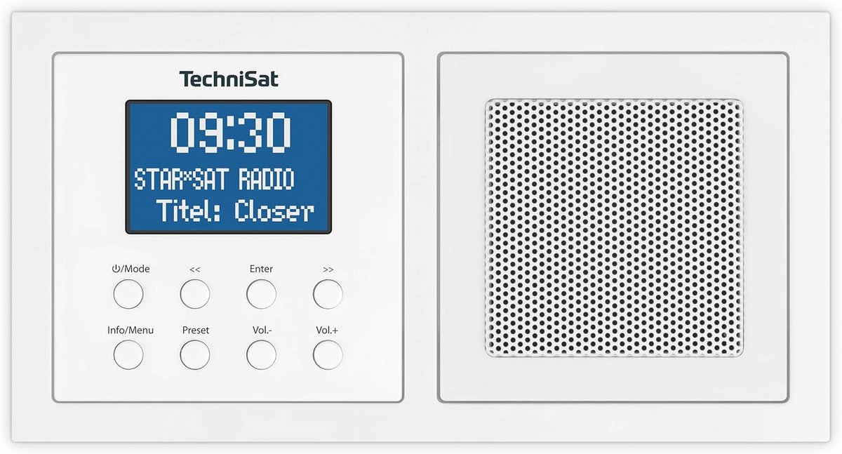 Inbouwradio DAB+ met Bluetooth en Wekker - Compacte inbouwoplossing voor elke ruimte