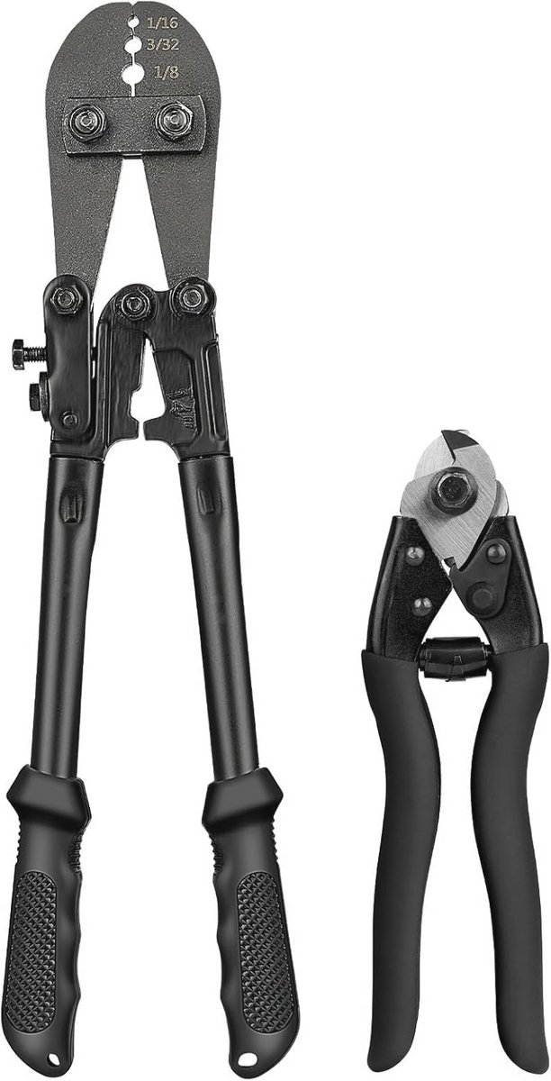 Professionele Draadkrimptang 14 inch voor Kabels - Voor Aluminium Mouwen en Staalkabels
