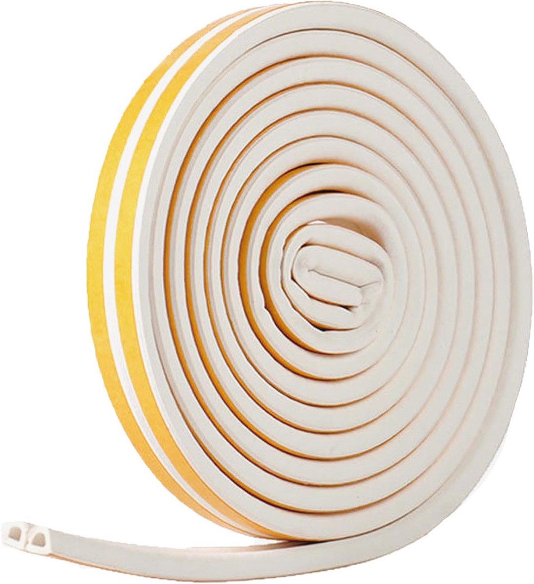 Zelfklevende Deur- en Raamafdichting Tape - Anti-botsing Schuimstrips in Wit