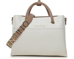 Valentino Dames satchel/handtas Alexia wit kunstleer