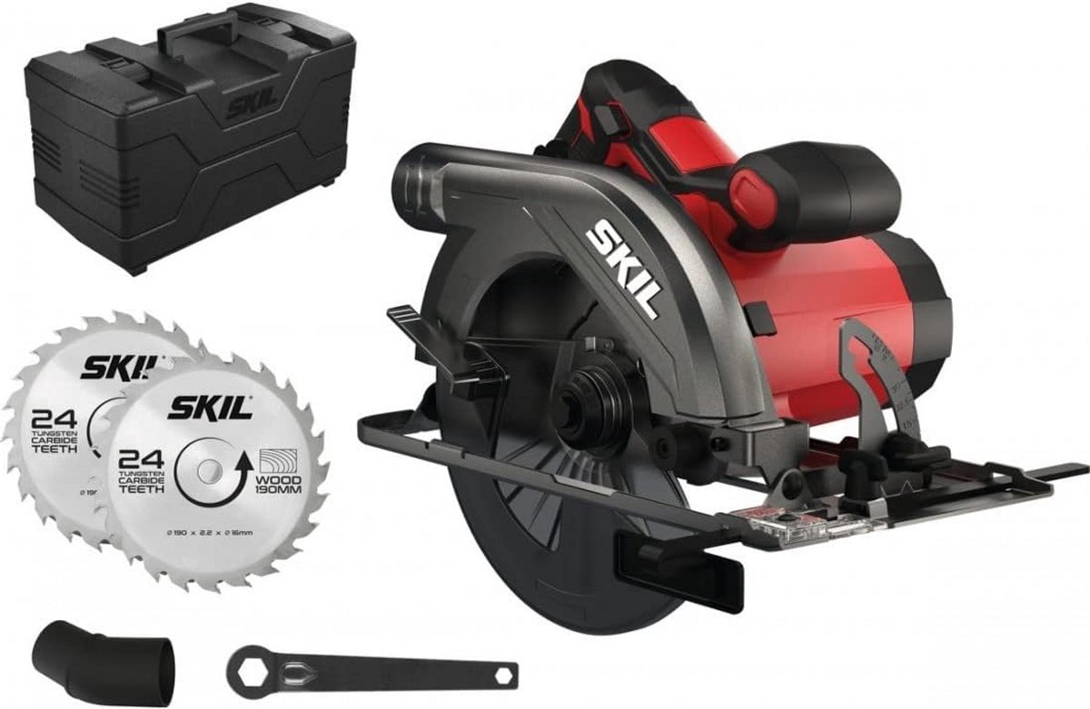 Krachtige Cirkelzaag 1400W met Zaagdiepte 66mm