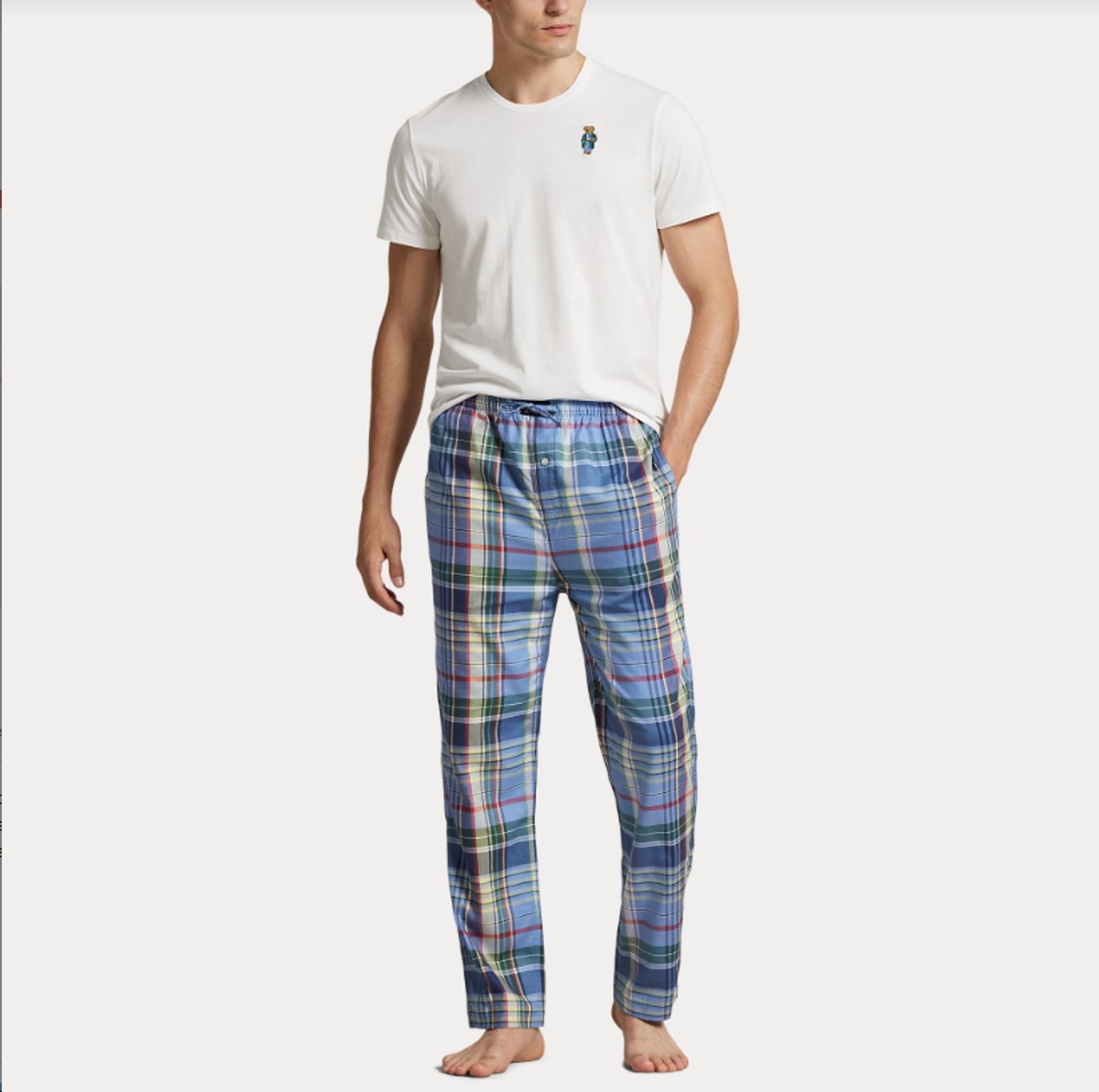 Ralph Lauren, pyjamabroek, geruit, flanel