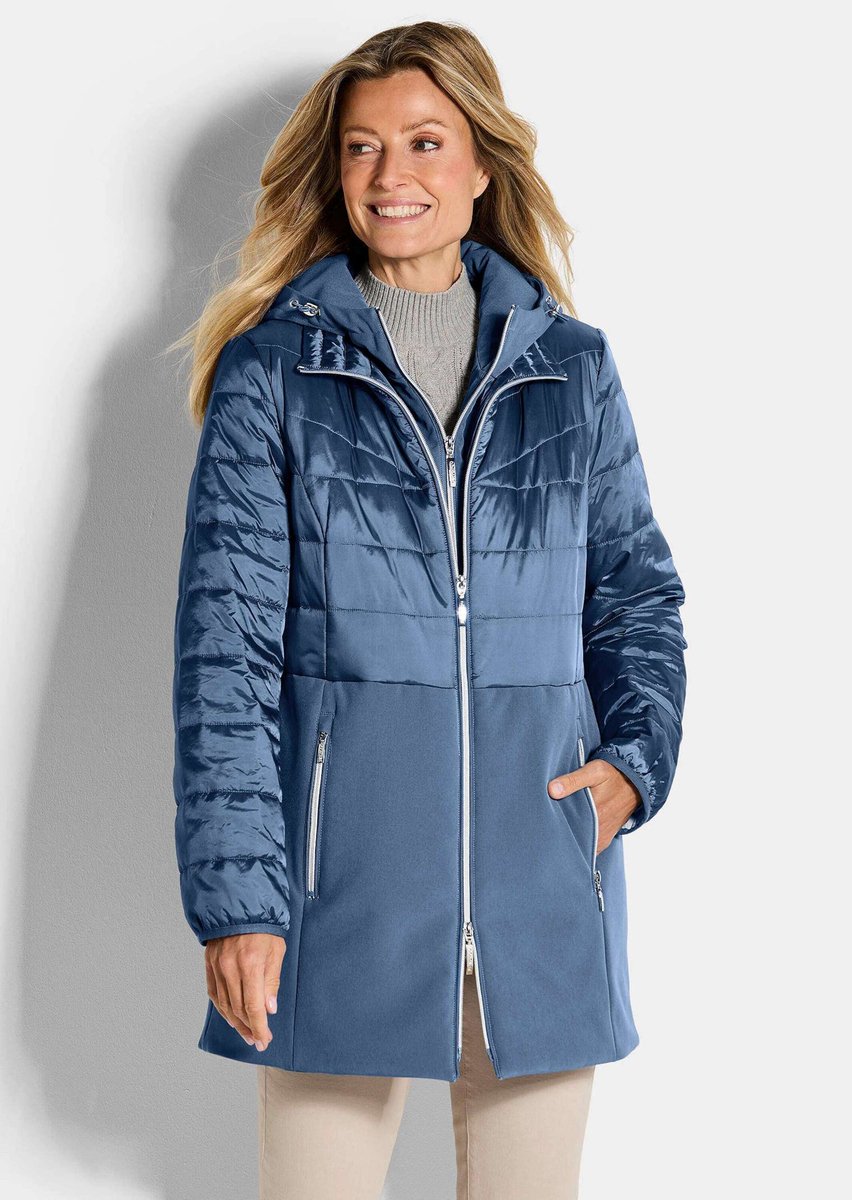 Goldner Gewatteerde jas Winterjas met softshell inzetstuk