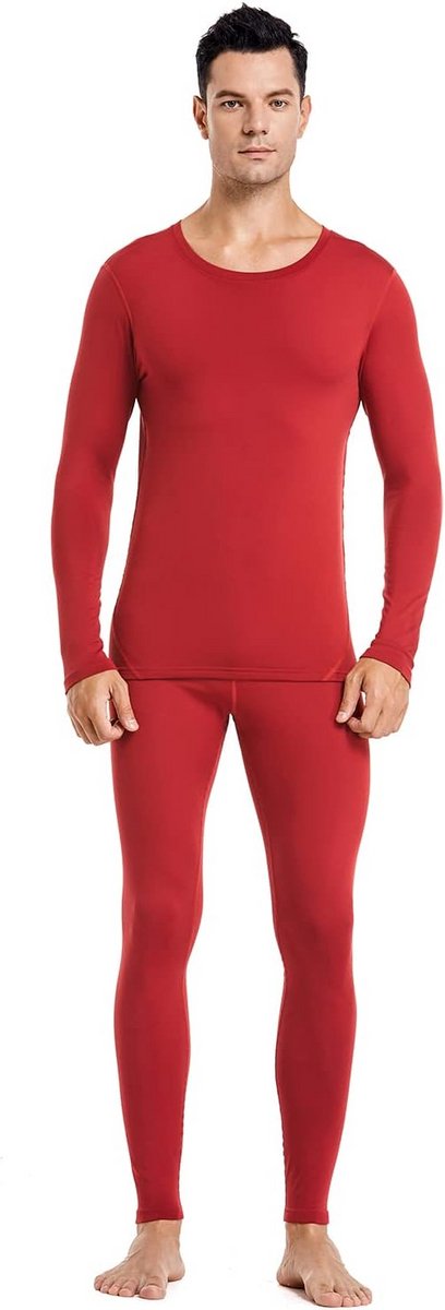 Thermisch Ondergoed Set Heren – Fleece gevoerd Thermokleding voor Winter Sport Thermisch Ondergoed Set Heren – Fleece gevoerd Thermokleding voor Winter Sport