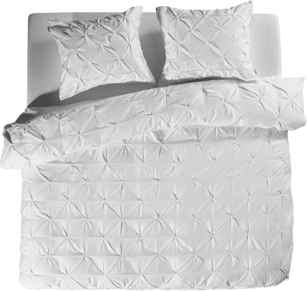 Yellow Nova Dekbedovertrek - Tweepersoons - 200x200-220 cm - White