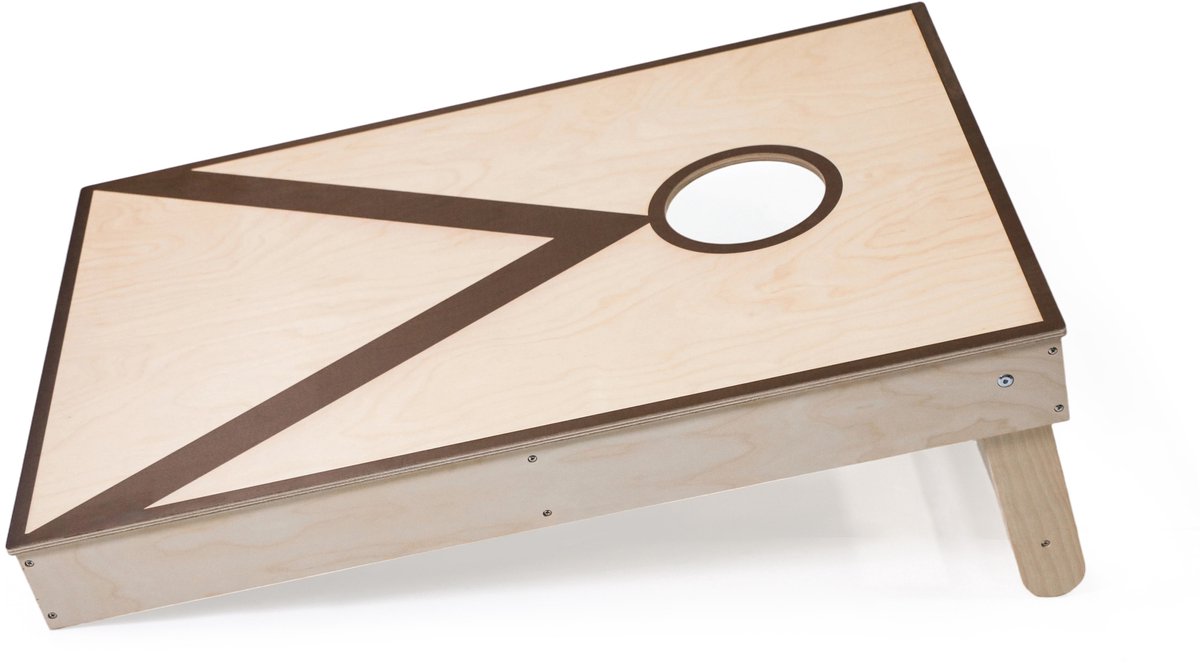 Cornhole – Enkel Bord – 90 x 60 cm – Pine/Birchwood – Inclusief 2 x 4 Zakjes – Outdoor Gooispel & Behendigheidsspel – Engelhart — afbeelding 7