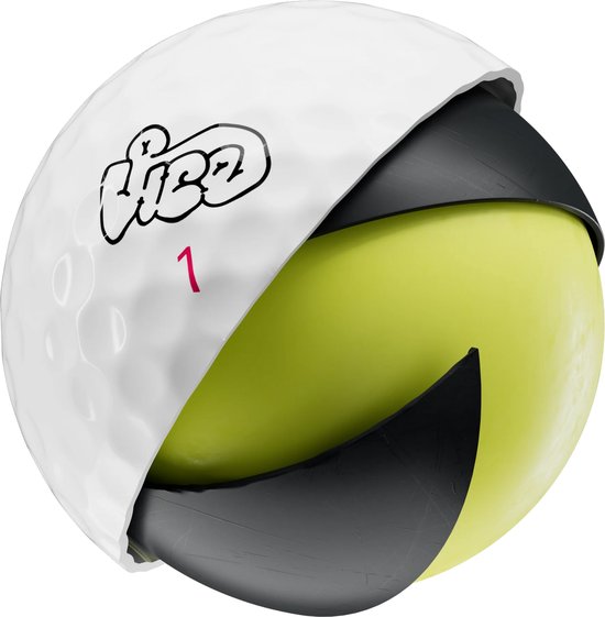 Vice Golf Pro Junior - 12 golfballen - Wit - Voor kids/kinderen 6-14 jaar - 3-delig Urethane - Meer carry & controle - Sportief speelgoed voor buiten van Merkloos — afbeelding 4