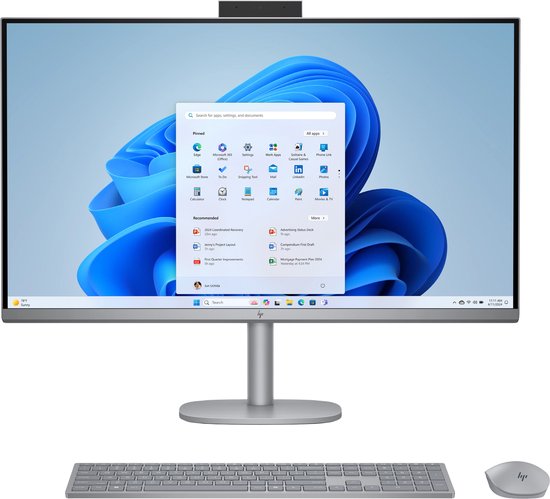 HP OmniStudio X 32-c0091nd Intel Core Ultra 7 155H 31.5inch UHD AG 32GB DDR5 2TB PCIe NVMe SSD RTX 4050 6GB W11H Meteor Silver 80 cm (31.5") 3840 x 2160 Pixels DDR5-SDRAM NVIDIA GeForce RTX 4050 Windows 11 Home Wi-Fi 7 (802.11be) AI PC