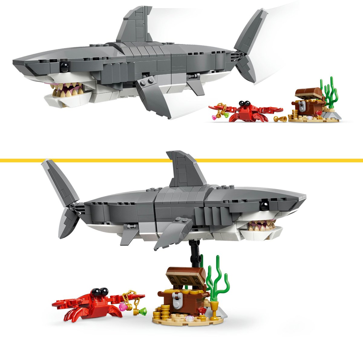 LEGO - Creator 31381 - Woeste Haai Met Schatkist – foto 4