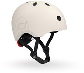 Scoot & Ride Helmet – Kinderhelm – S 51-55 cm – LED achterlicht – magnetische sluiting – verstelbaar – Ash