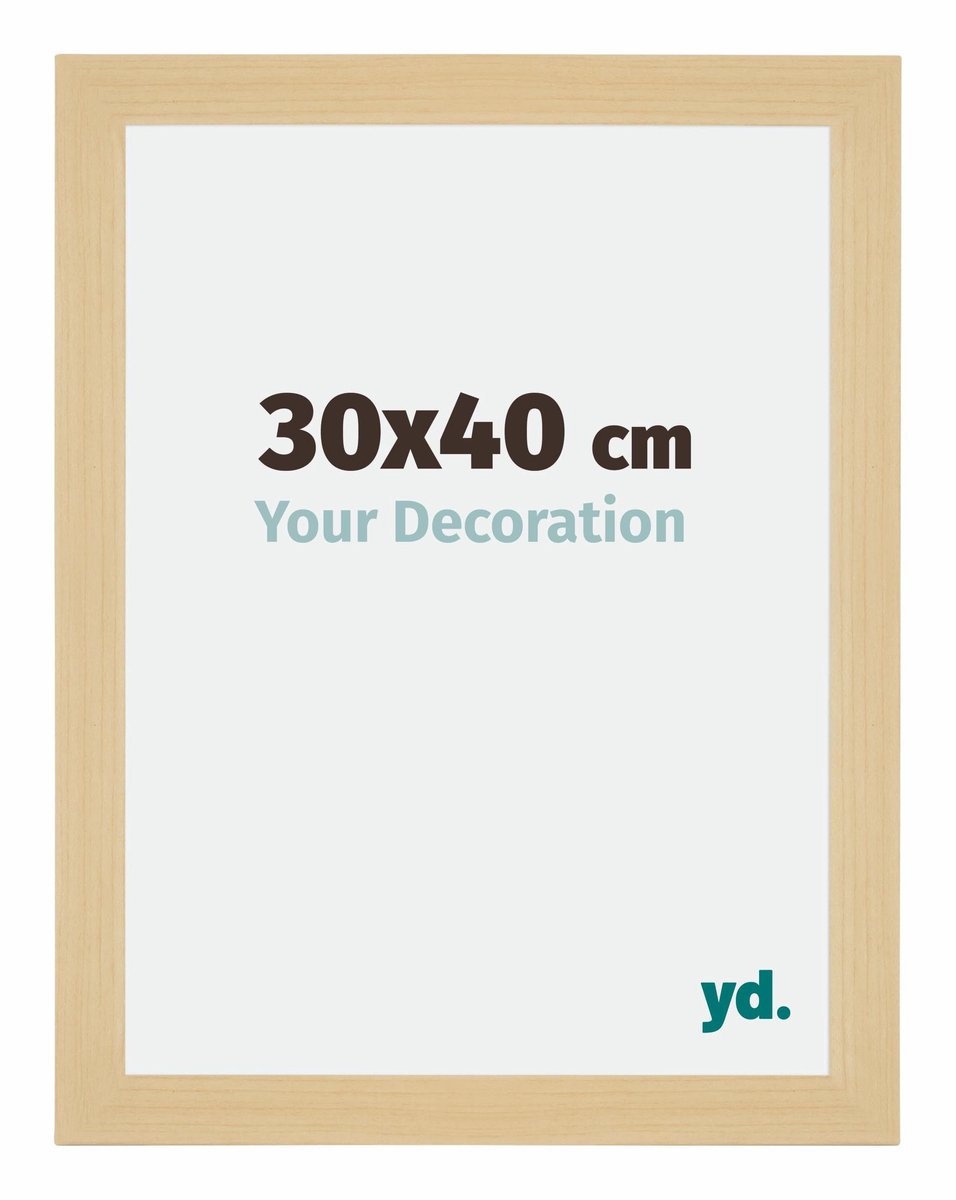 Your Decoration - Puzzellijst 30x40 cm - Ahorn Decor - Puzzellijst 500-1000 stukjes - MDF Fotolijst - Mura