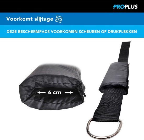 ProPlus Tentbeschermers voor stormband - universeel - klittenbandsluiting - set van 3 - zwart van ProPlus — afbeelding 5