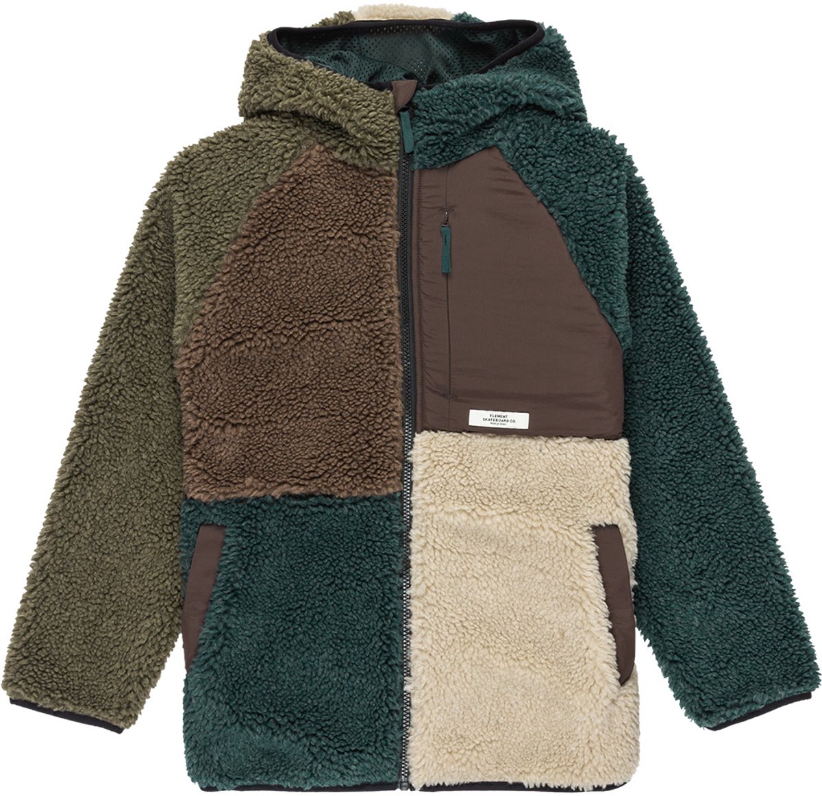 Element Wolfe Sherpa Fleece Jas Veelkleurig 12 Years Jongens Multicolor