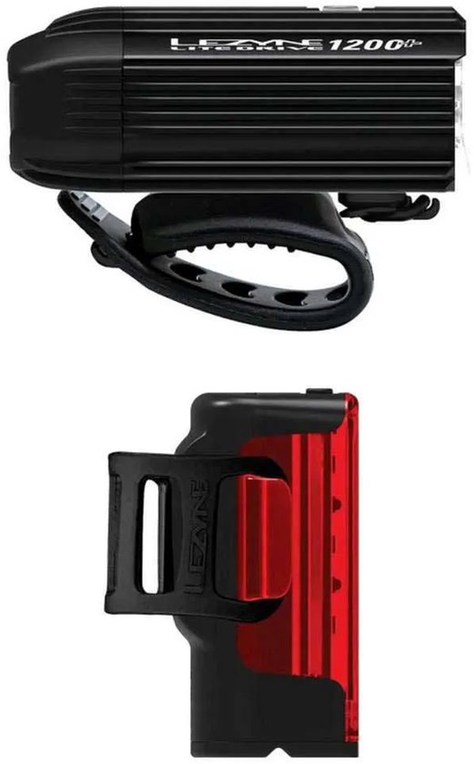 Lezyne LED Set Lite Drive 1200+ & Strip Drive Pro 400+ Fietsverlichting — afbeelding 3