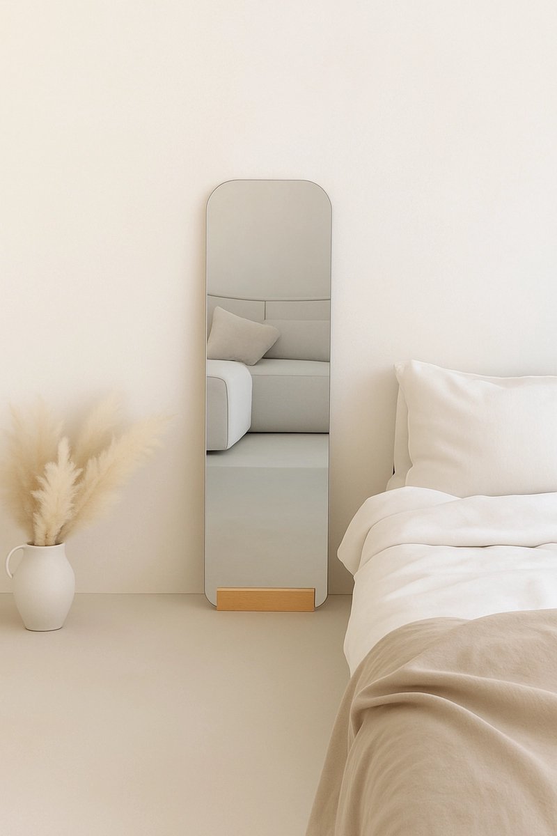 Nordic Style® Rechthoekige spiegel 150x45cm - Frameloos - Scandinavische Spiegels - Vierka