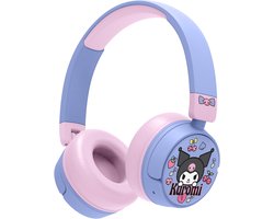 Kuromi - draadloze kinderkoptelefoon - volumebegrenzing - lange batterijduur - microfoon - opvouwbaar - bluetooth