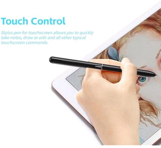 Compatibel met Tab S4 Stylus, compacte en lichtgewicht S Pen met hoge gevoeligheid, vervangende aanwijzer, compatibel met Galaxy TabS4 SM T830 T835 EJ PT830 10,5-inch tablet (zwart) van Merkloos — afbeelding 3