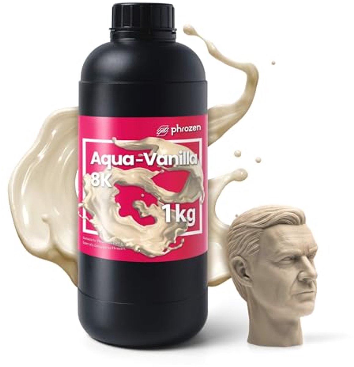 8K UV Photopolymable Resin voor 3D Printers - Hoge Precisie en Levendige Kleuren - 1 kg