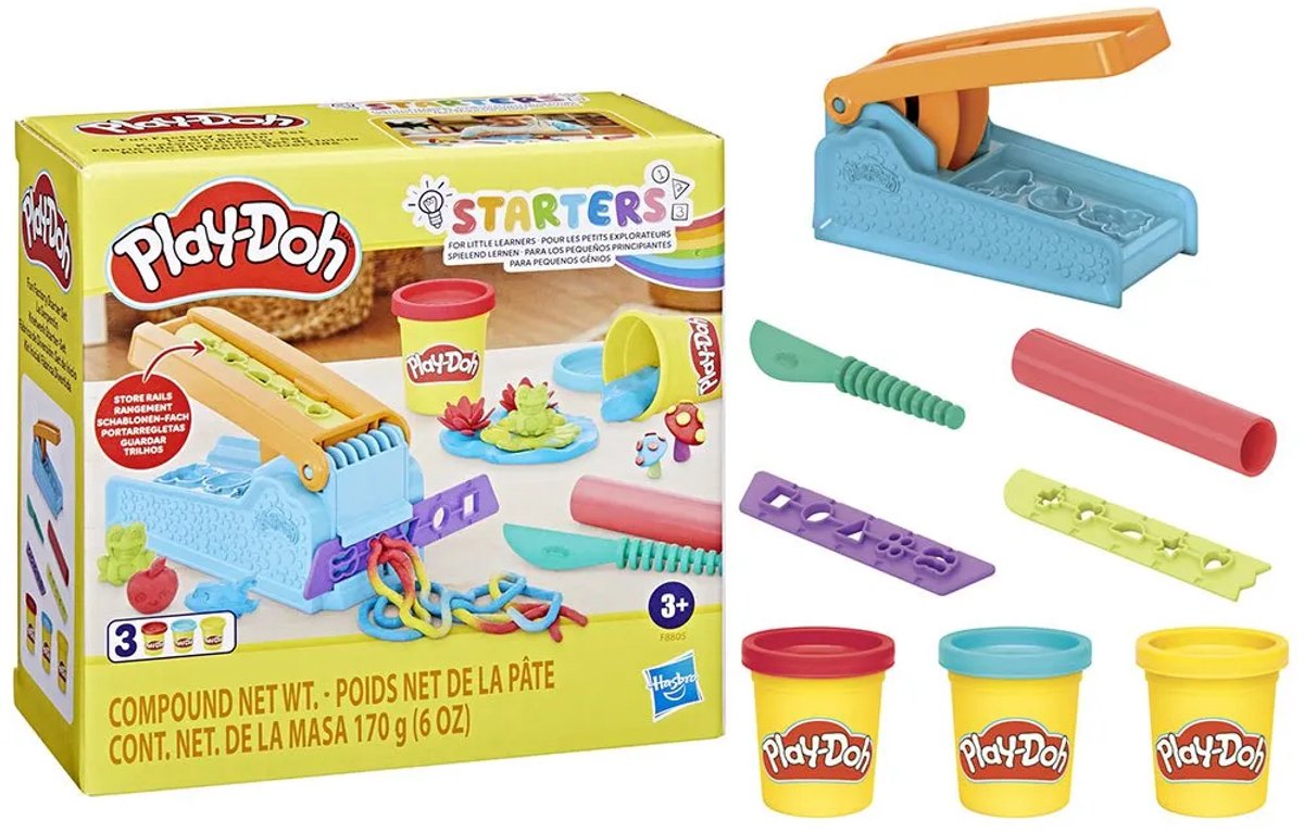 Play-Doh Fun Factory Start Set Speelset - Boetseerklei - Inclusief 3 Play-Doh potjes - Knutselen voor kinderen — afbeelding 14