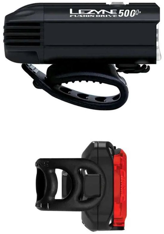Lezyne Fusion Drive 500+ / Zecto Drive 200+ Lichtset Zilver 500 / 200 Lumens van Lezyne — afbeelding 2