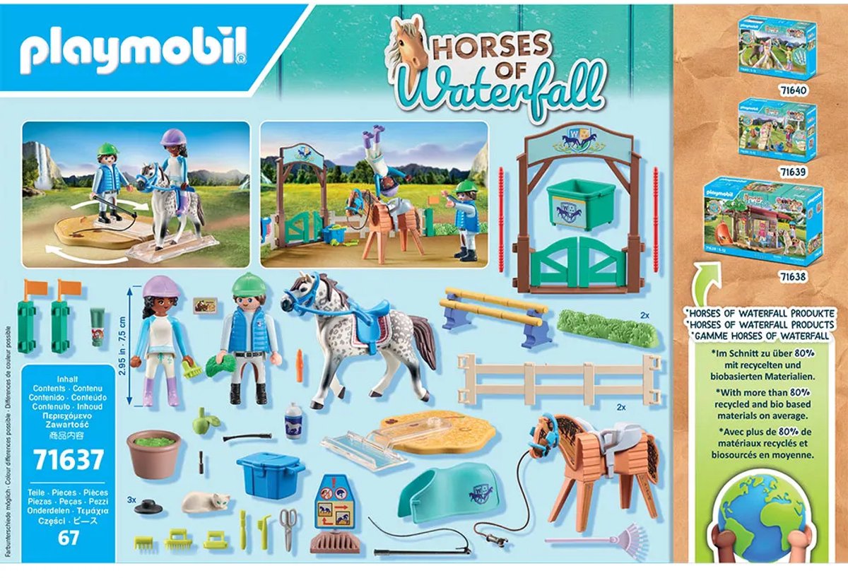 PLAYMOBIL Horses of Waterfall Moderne paardrijschool - 71637 — afbeelding 4