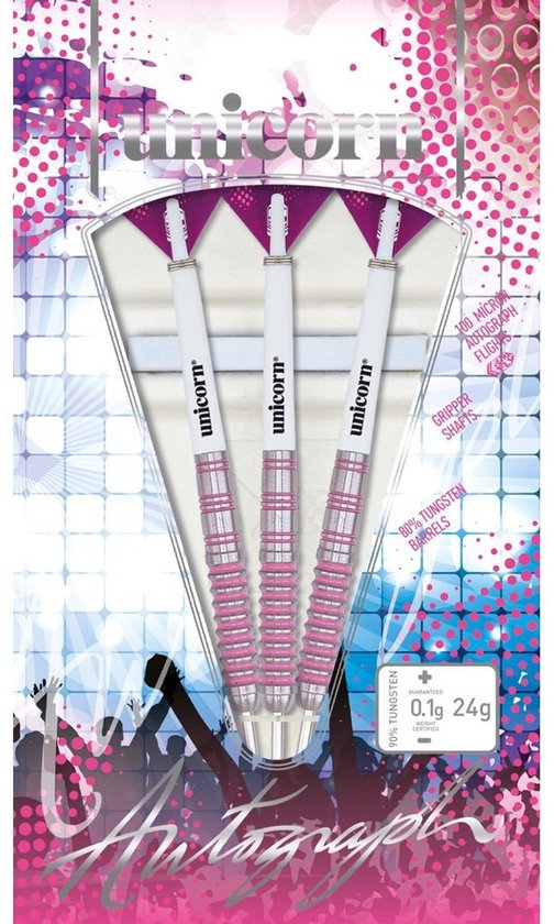 Unicorn Dartpijlen Autograph Steeltip 80% Gewicht 28 Gram van Unicorn — afbeelding 3