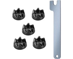 5-stuks - zwarte blenderkoppelingen - met sleutelvervanging geschikt voor KitchenAid Blender KSB5 KSB3 - geschikt voor WP9704230VP WP9704230 PS1174692
