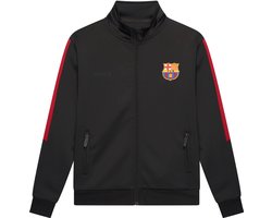 FC Barcelona Trainingspak Kinderen 25/26 - Maat 164 - Voetbalkleding - Jongens & Meisjes - Trainingspakken - Zwart - Officiƫle Fanmerchandise