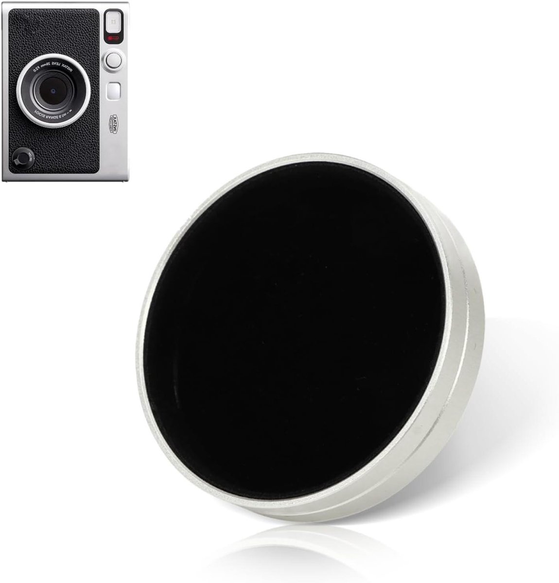 Jhubers Goods - Lenskap voor Camera - Beschermende Lensdop - Compatibel met Mini EVO - Waterdicht - Aluminiumlegering - Schuimdemper - Cameralensbescherming - Geschikt voor - Mini EVO - Zwart