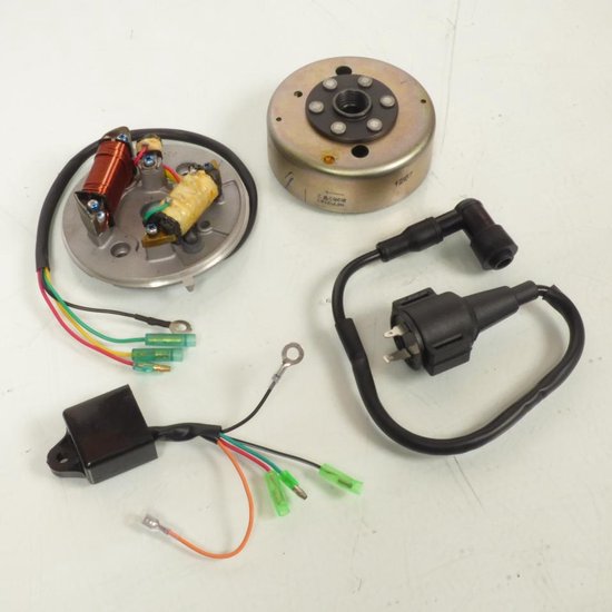 Kit allumage électronique complet stator rotor pour mobylette MBK 51 motobecane