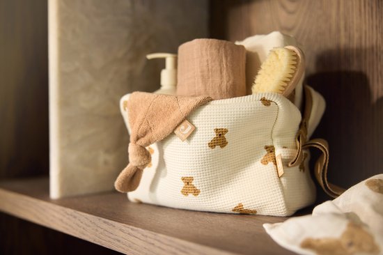 Jollein Luieretui Mini Teddy Bear - voor Baby Spullen - Little Waffle van Merkloos — afbeelding 4