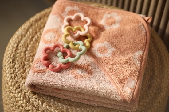Jollein Speelgoedringen Siliconen - Baby Speelgoed - Flowers van Merkloos — afbeelding 3